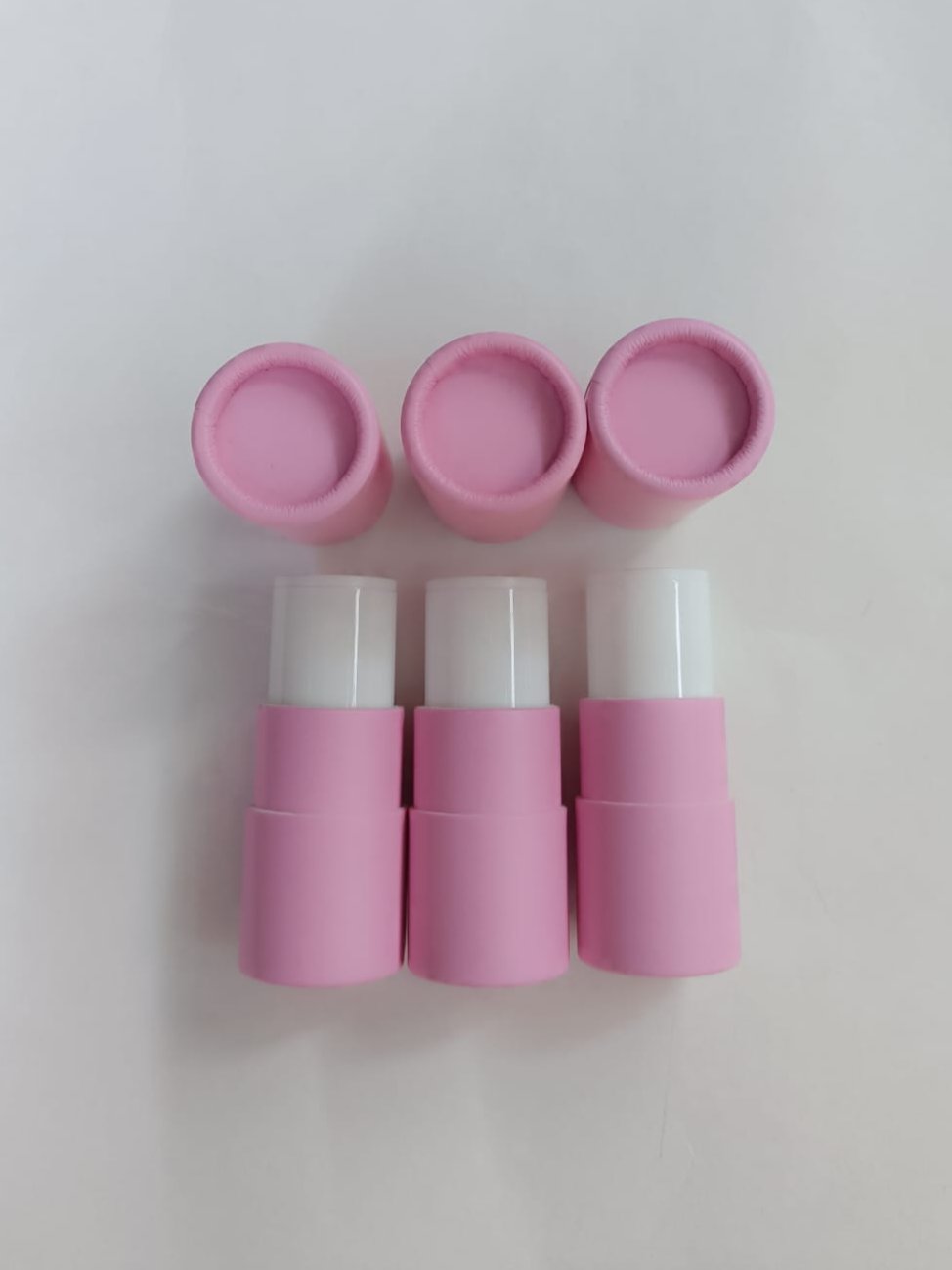 Envase Para Barra Multi Usos Semi Ecológico 7gr | Paquete de 30 piezas (rosa)