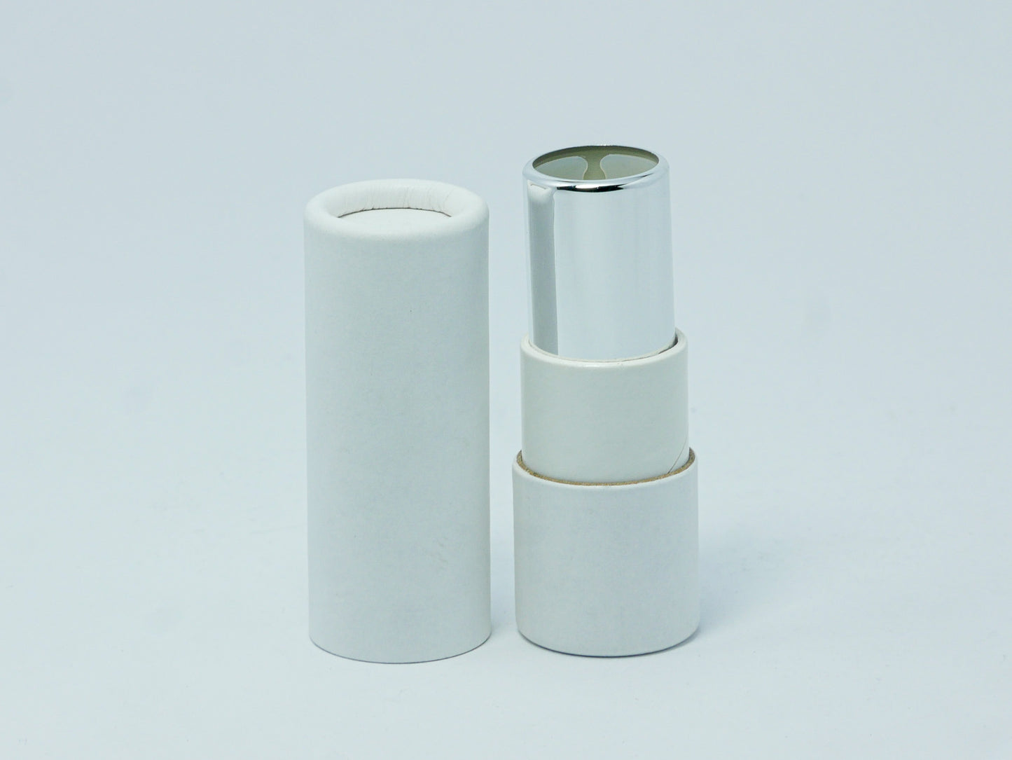 Envase Para Labial Semi Ecológico 5gr (vacío) 1pza ( blanco )