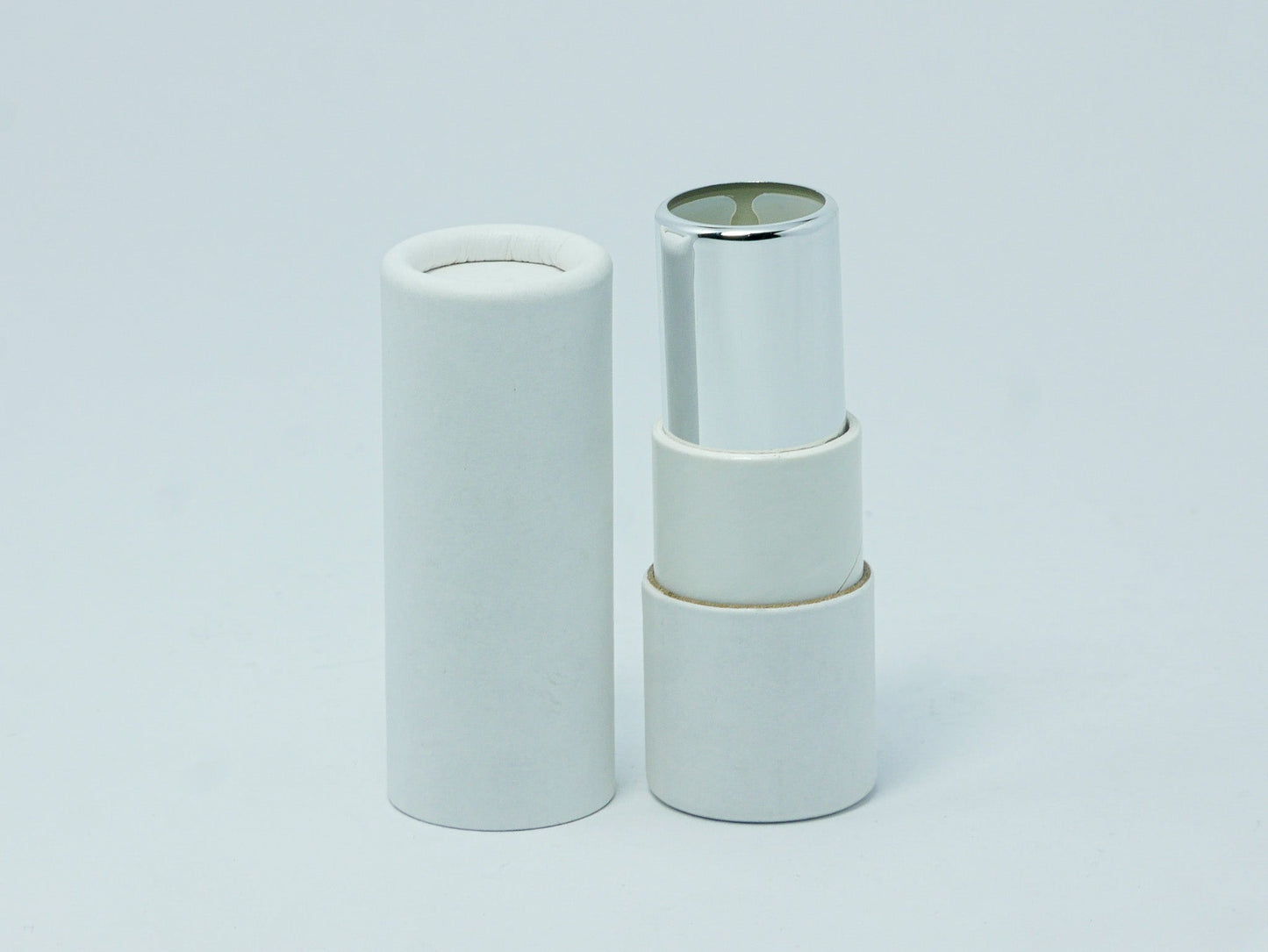 Envase Para Labial Semi Ecológico 5gr (vacío) | Paquete de 100 piezas ( blanco )(ENVÍO GRATIS)