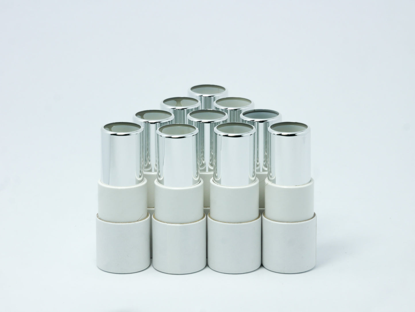 Envase Para Labial Semi Ecológico 5gr (vacío) 1pza ( blanco )