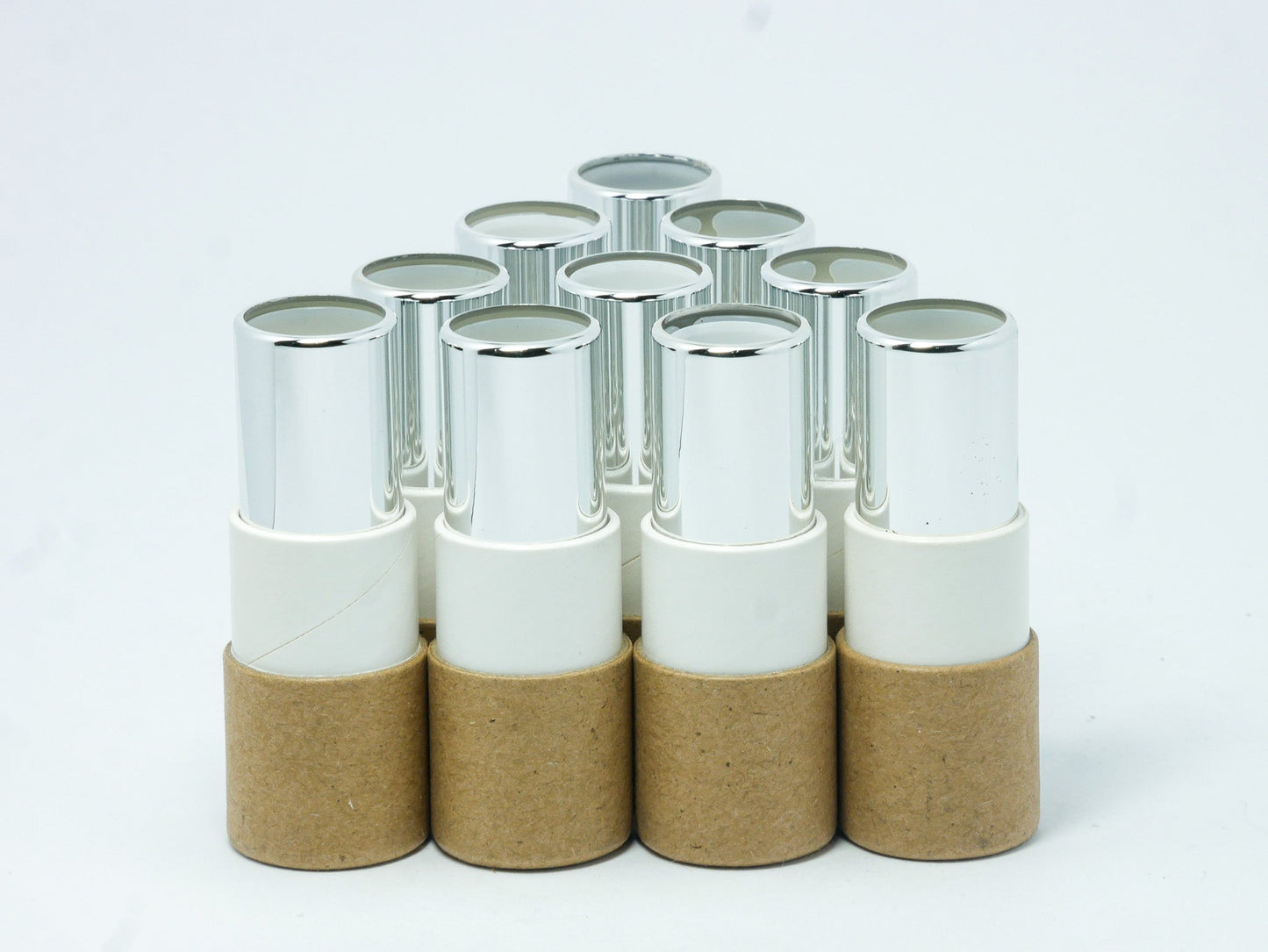 Envase Para Labial Semi Ecológico 5gr (vacío) | Paquete de 50 piezas ( café )(ENVÍO GRATIS)