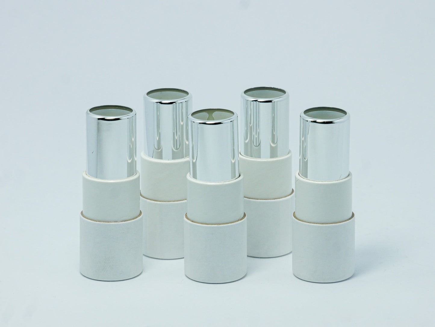 Envase Para Labial Semi Ecológico 5gr (vacío) | Paquete de 100 piezas ( blanco )(ENVÍO GRATIS)