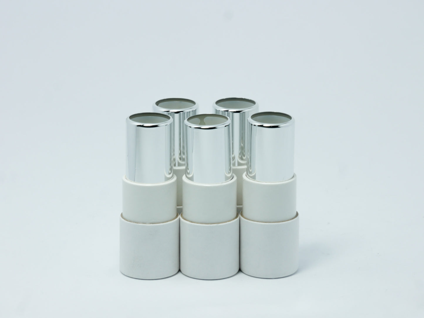 Envase Para Labial Semi Ecológico 5gr (vacío) 1pza ( blanco )