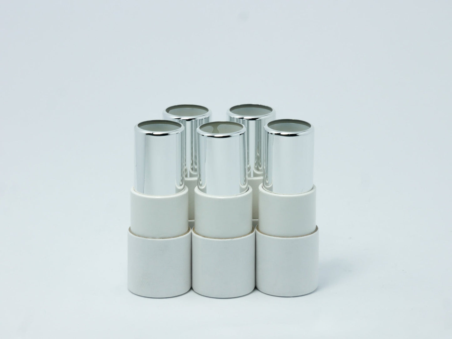Envase Para Labial Semi Ecológico 5gr (vacío) | Paquete de 100 piezas ( blanco )(ENVÍO GRATIS)