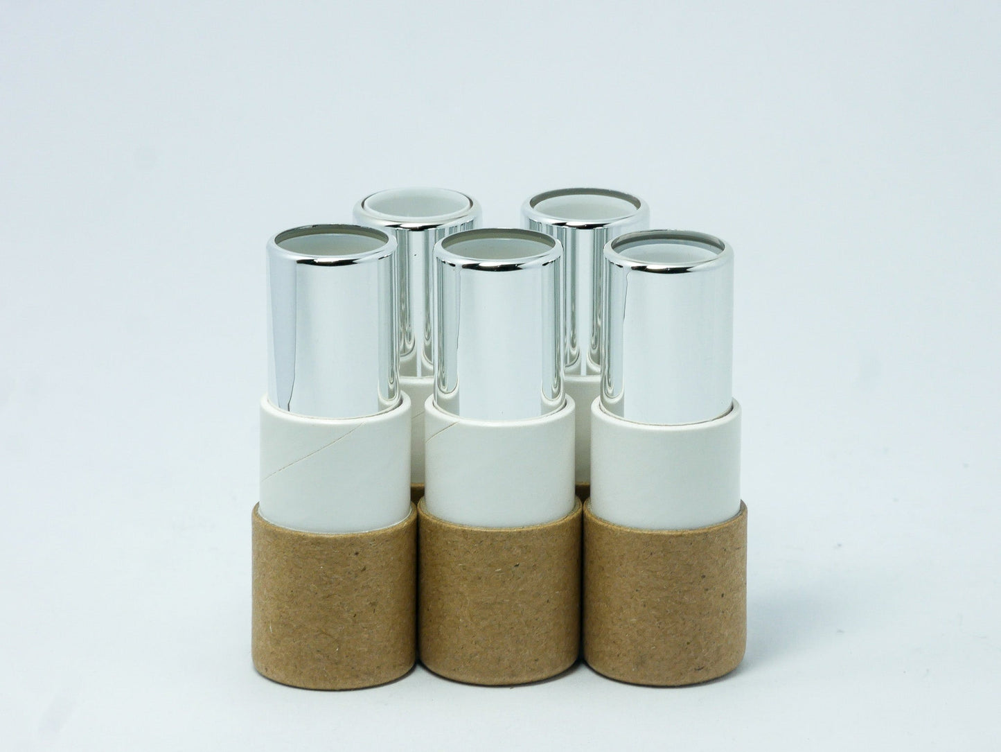 Envase Para Labial Semi Ecológico 5gr (vacío) | Paquete de 50 piezas ( café )(ENVÍO GRATIS)