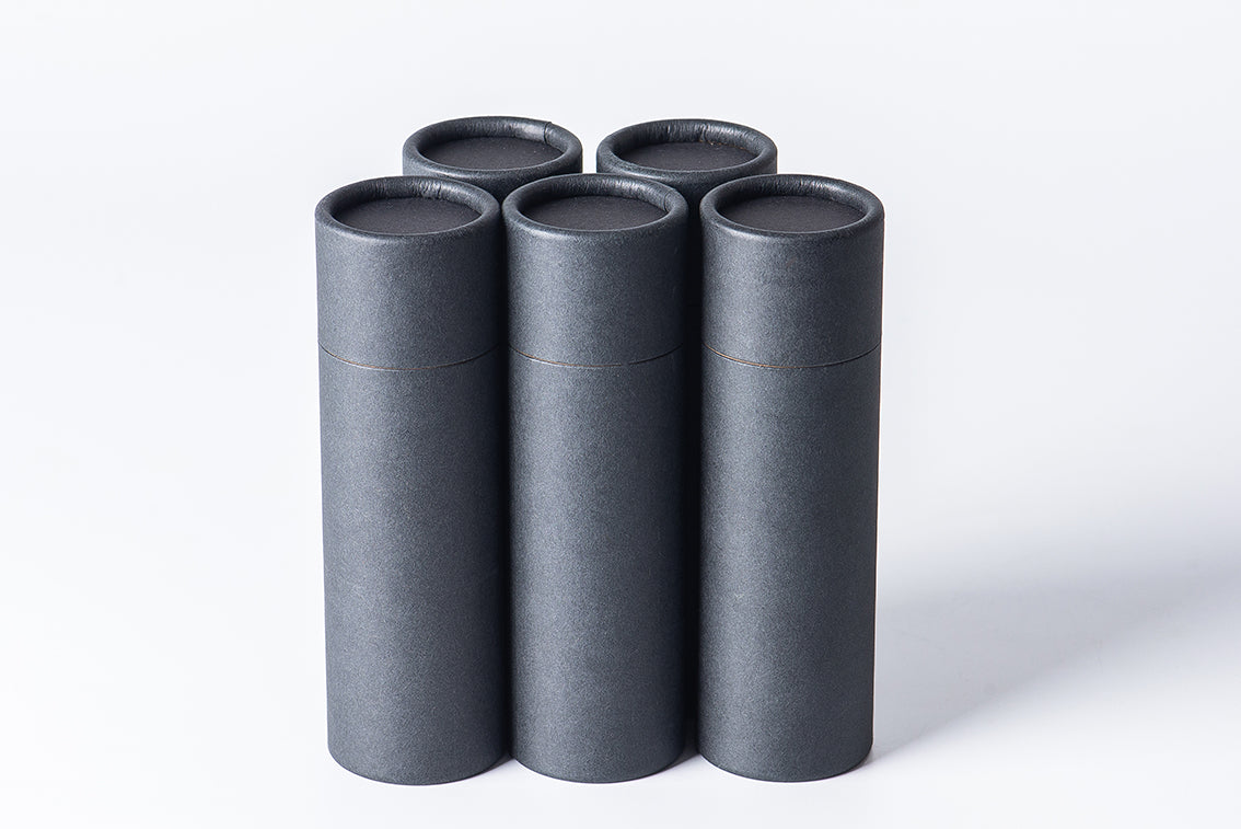 Empaque biodegradable en forma de tubo COLOR NEGRO/paquete de 30 piezas(ENVÍO GRATIS)