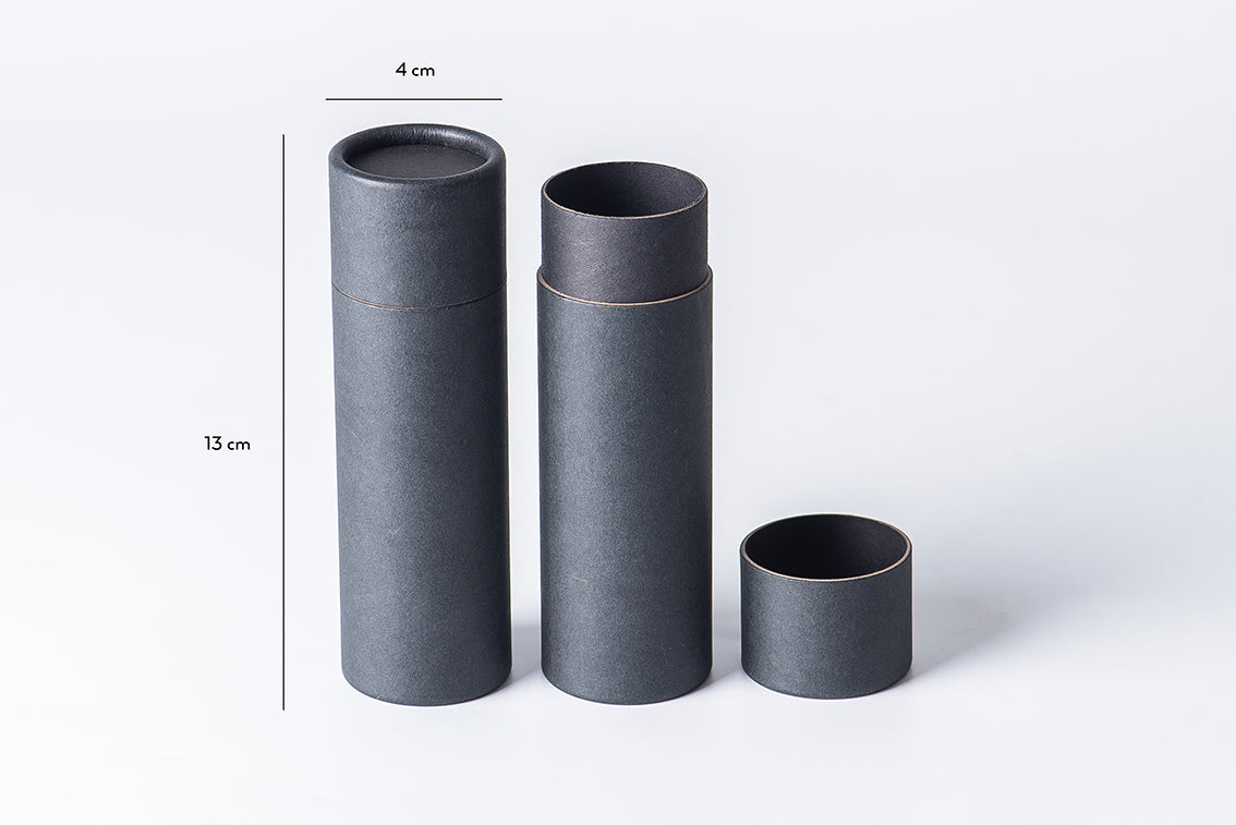 Empaque biodegradable en forma de tubo COLOR NEGRO/paquete de 30 piezas(ENVÍO GRATIS)