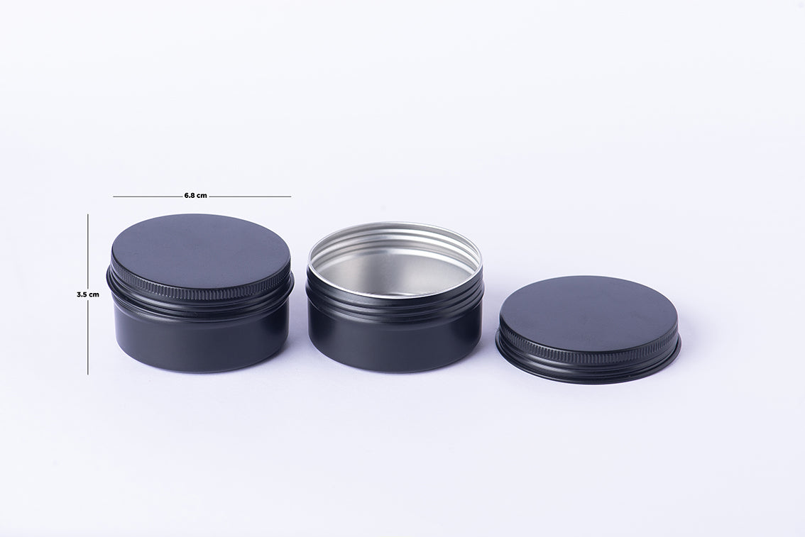 Lata 80 ml. Color Negro