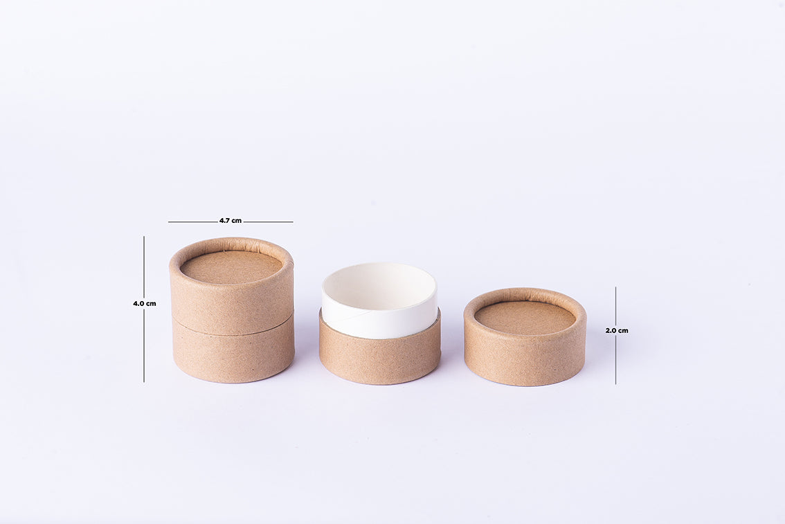 Jar/pomadera empaque biodegradable capacidad 30 gramos /paquete de 30 piezas(ENVÍO GRATIS)