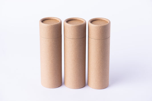 Empaque biodegradable en forma de tubo /paquete de 30 piezas