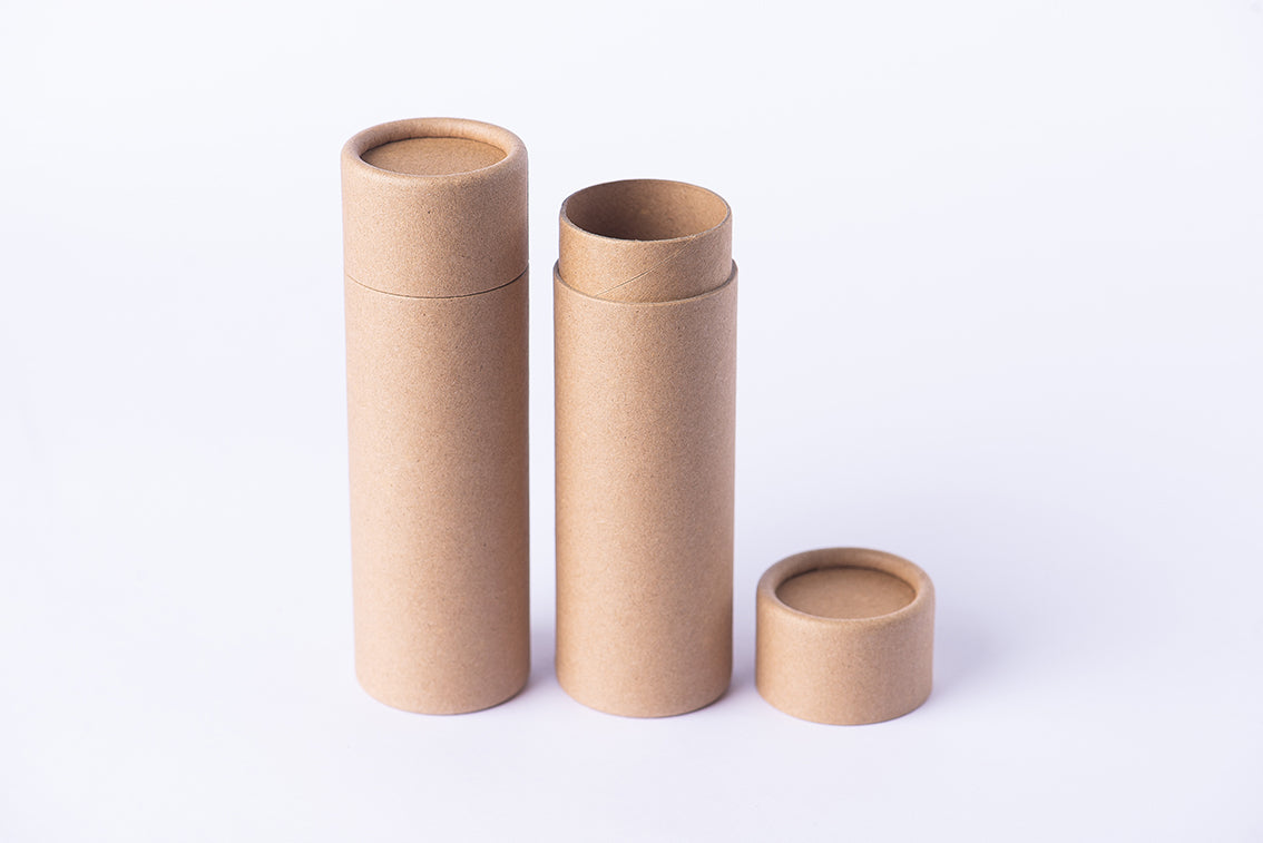 Paquete de 30 piezas de Empaque biodegradable en forma de tubo