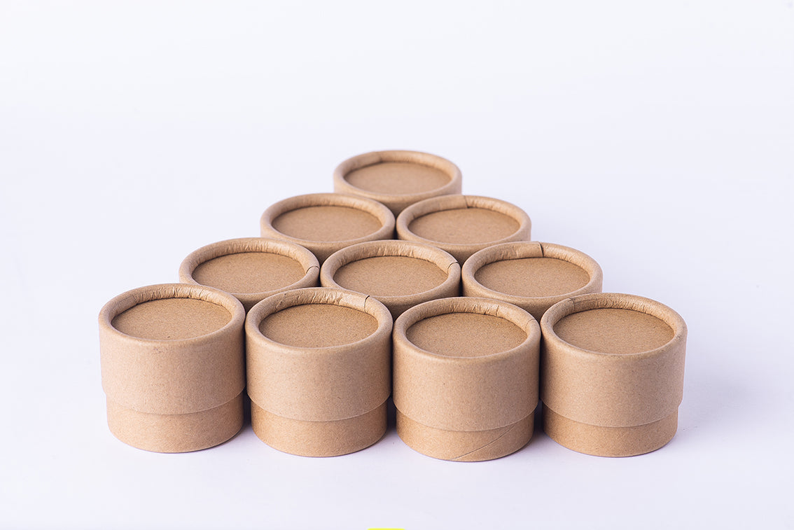 Jar/Rubor/polvo empaque biodegradable capacidad 30 gramos /paquete de 50 piezas(ENVÍO GRATIS)