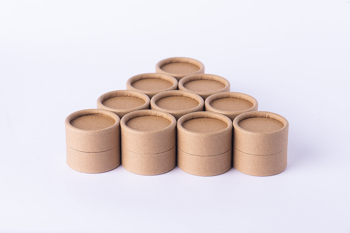 Paquete de 30 piezas de Jar/pomadera empaque biodegradable capacidad 30 gramos(ENVÍO GRATIS)