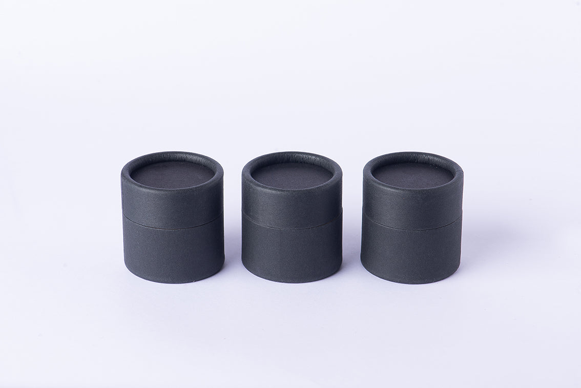 Jar/pomadera empaque biodegradable capacidad 60 gramos, negra /paquete de 50 piezas(ENVÍO GRATIS)