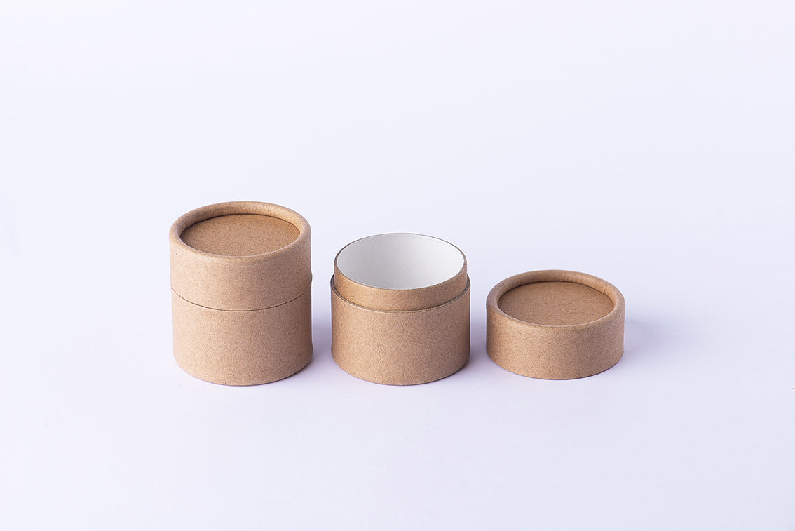 Jar/pomadera empaque biodegradable capacidad 60 gramos, kraft /paquete de 100 piezas(ENVÍO GRATIS)