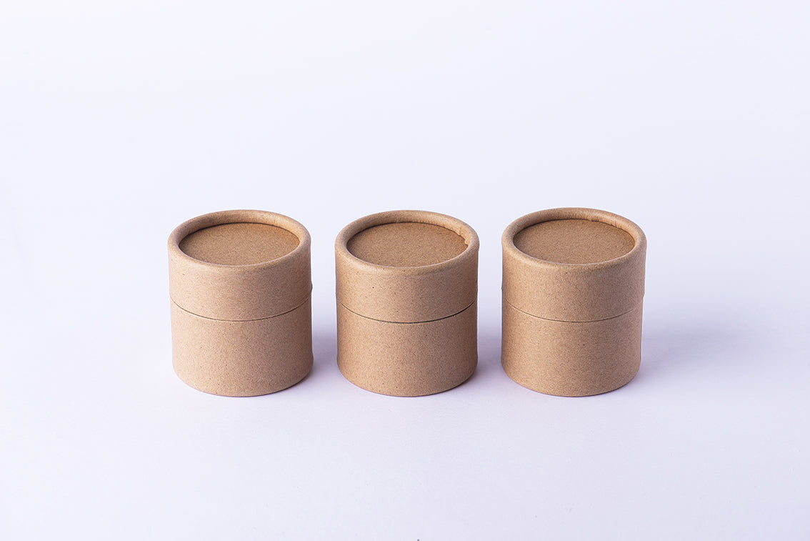 Jar/pomadera empaque biodegradable capacidad 60 gramos, café (1 pieza)