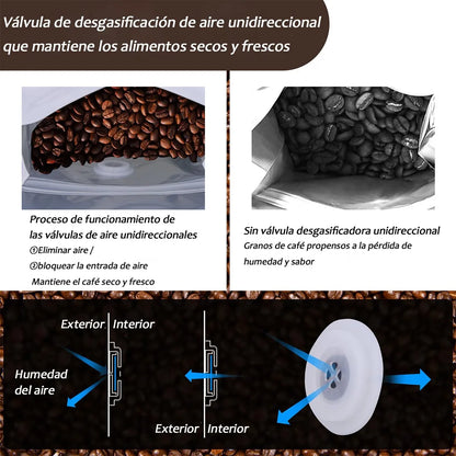 BOLSA PARA CAFÉ (PAQUETE DE 50 PIEZAS)
