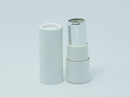 Envase Para Labial Semi Ecológico 5gr (vacío) | Paquete de 50 piezas ( blanco )(ENVÍO GRATIS)