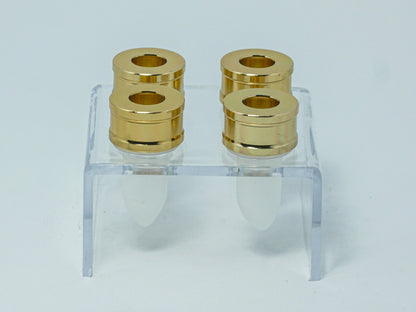 Molde de silicón para rellena lápiz labial con soporte y anillos de aluminio