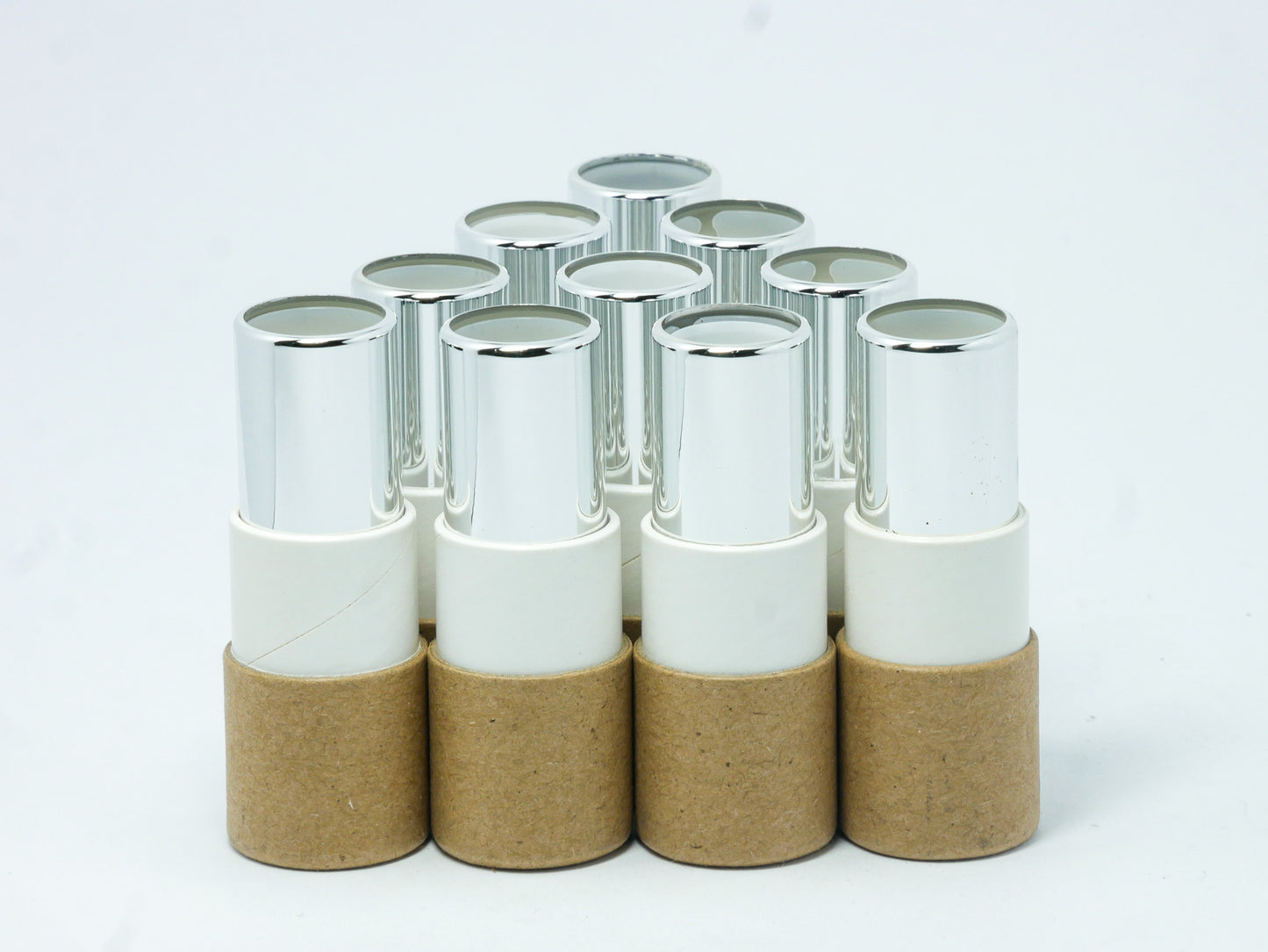 Envase Para Labial Semi Ecológico 5gr (vacío) | Paquete de 100 piezas ( café )(ENVÍO GRATIS)