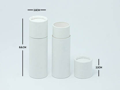 Paquete de 30 piezas/blanco / Desodorante/empaque push up biodegradable 30 gr.(ENVÍO GRATIS)