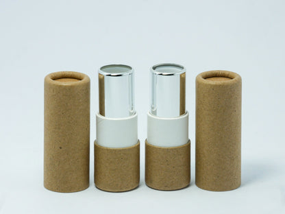 Envase Para Labial Semi Ecológico 5gr (vacío) | Paquete de 100 piezas ( café )(ENVÍO GRATIS)