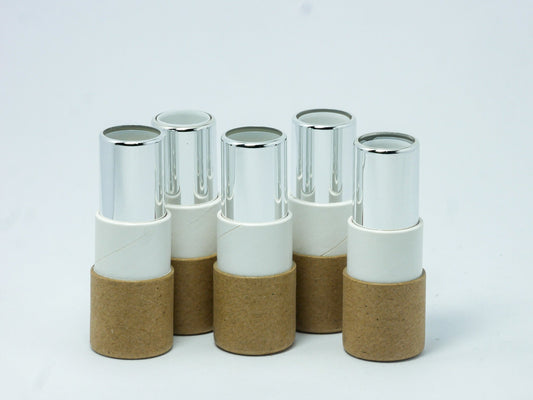 Envase Para Labial Semi Ecológico 5gr (vacío) | Paquete de 50 piezas ( café )(ENVÍO GRATIS)