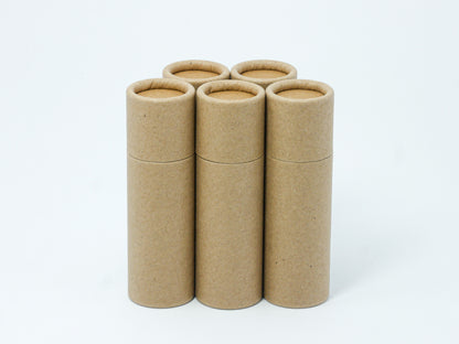 Paquete de 30 piezas/kraft Desodorante/empaque push up biodegradable 30 gr.(ENVÍO GRATIS)