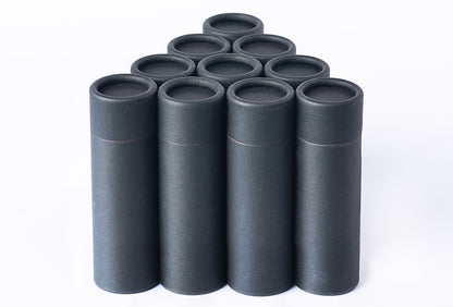 Empaque biodegradable en forma de tubo COLOR NEGRO/paquete de 30 piezas(ENVÍO GRATIS)