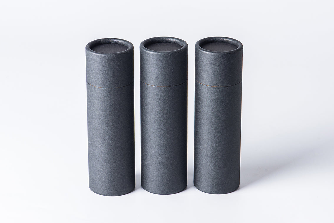 Empaque biodegradable en forma de tubo COLOR NEGRO /paquete de 50 piezas(ENVÍO GRATIS)