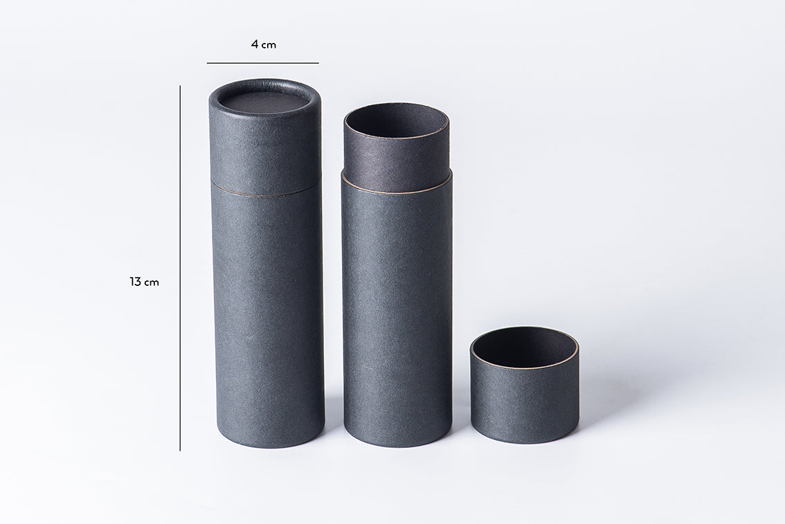 Empaque biodegradable en forma de tubo COLOR NEGRO /paquete de 100 piezas(ENVÍO GRATIS)