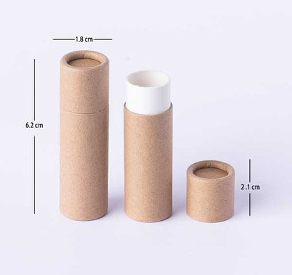 lipstick empaque push up biodegradable café 10GR (1 pieza)
