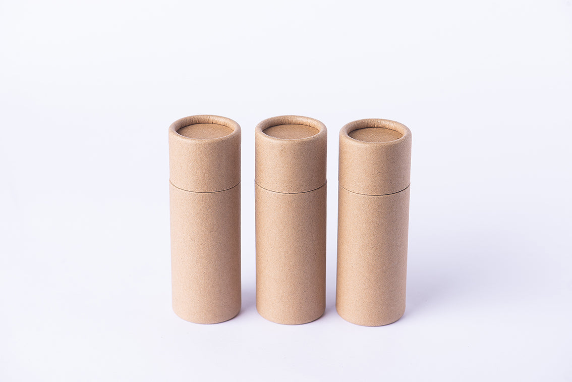 Paquete de 30 piezas/kraft Desodorante/empaque push up biodegradable 60 gr.(ENVÍO GRATIS)