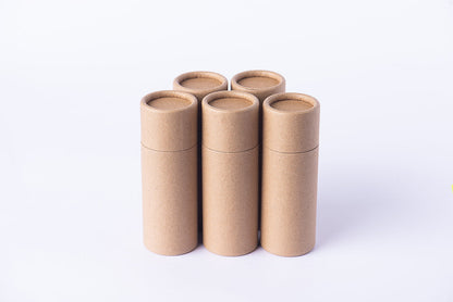 Desodorante/empaque push up biodegradable 60 gr. 4x8cm paquete de 50 piezas/kraft(ENVÍO GRATIS)