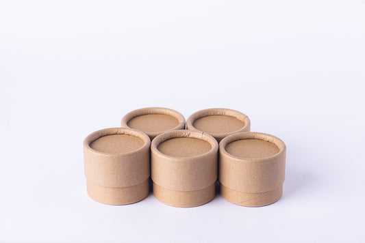 Jar/Rubor/polvo empaque biodegradable capacidad 30 gramos /paquete de 50 piezas(ENVÍO GRATIS)