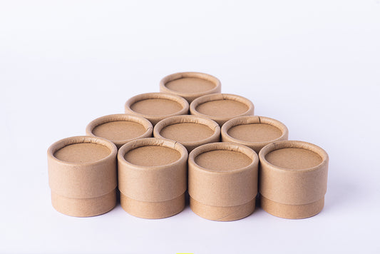 Jar/Rubor/polvo empaque biodegradable capacidad 30 gramos /paquete de 100 piezas(ENVÍO GRATIS)