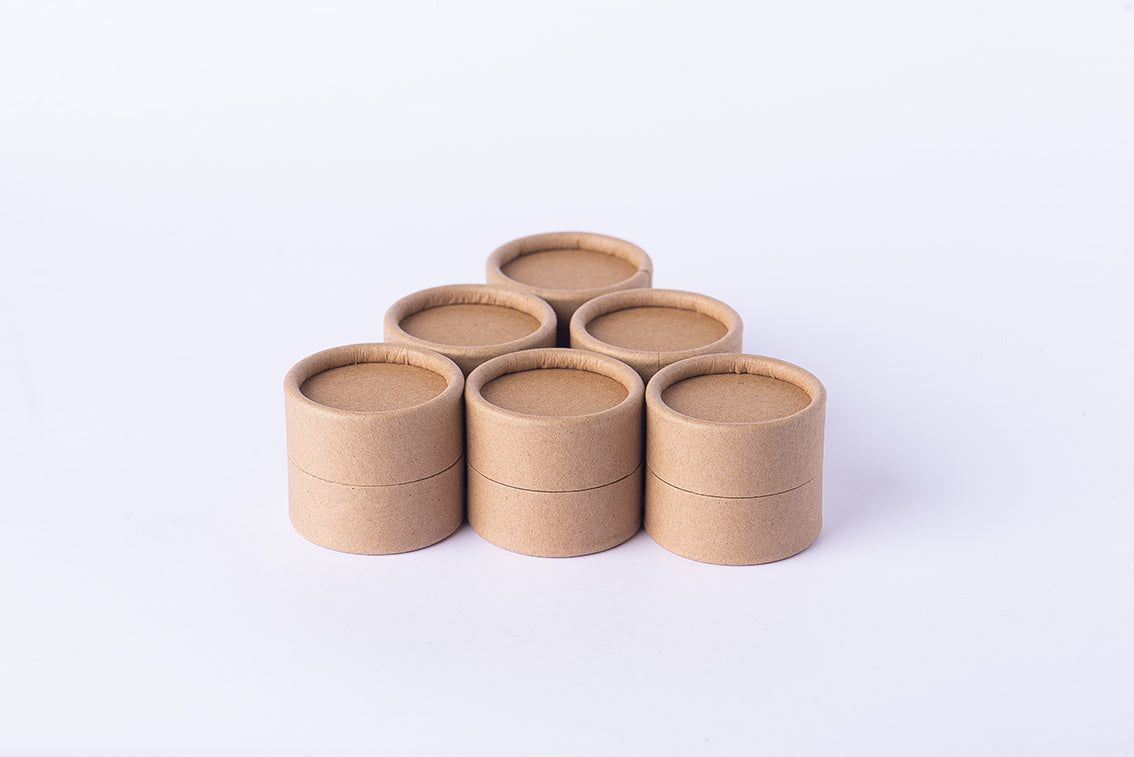 Jar/pomadera empaque biodegradable capacidad 30 gramos /paquete de 100 piezas(ENVÍO GRATIS)