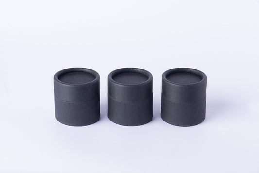 Jar/pomadera negra empaque biodegradable capacidad 60 gramos /paquete de 30 piezas(ENVÍO GRATIS)