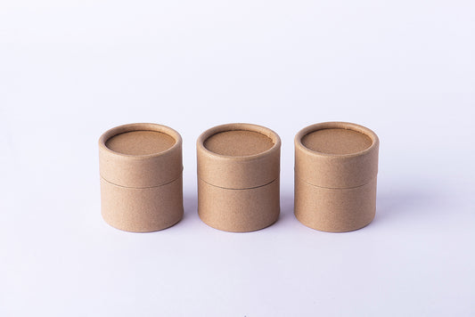 Jar/pomadera empaque biodegradable capacidad 60 gramos, kraft /paquete de 30 piezas(ENVÍO GRATIS)