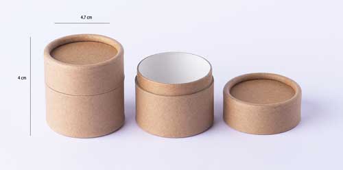 Jar/pomadera empaque biodegradable capacidad 30 gramos /paquete de 50 piezas(ENVÍO GRATIS)